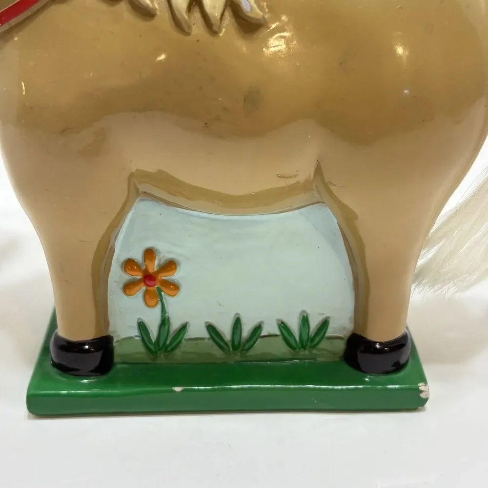 Vintage Ceramic Horse Shaped Hand Soap Dispenser